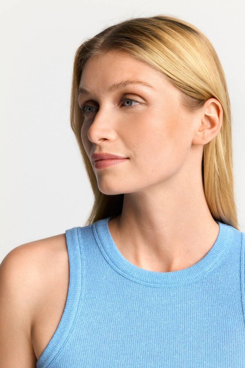 Eich & Royal Hellblaues Rib-Tanktop