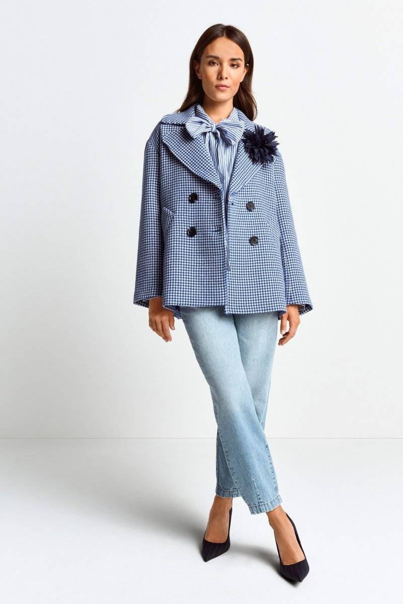 Eich & Royal Jacke Mit Hahnentrittmuster