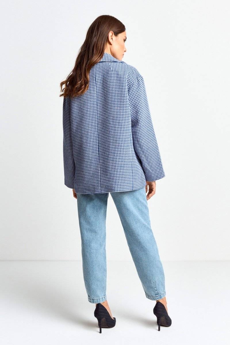 Eich & Royal Jacke Mit Hahnentrittmuster