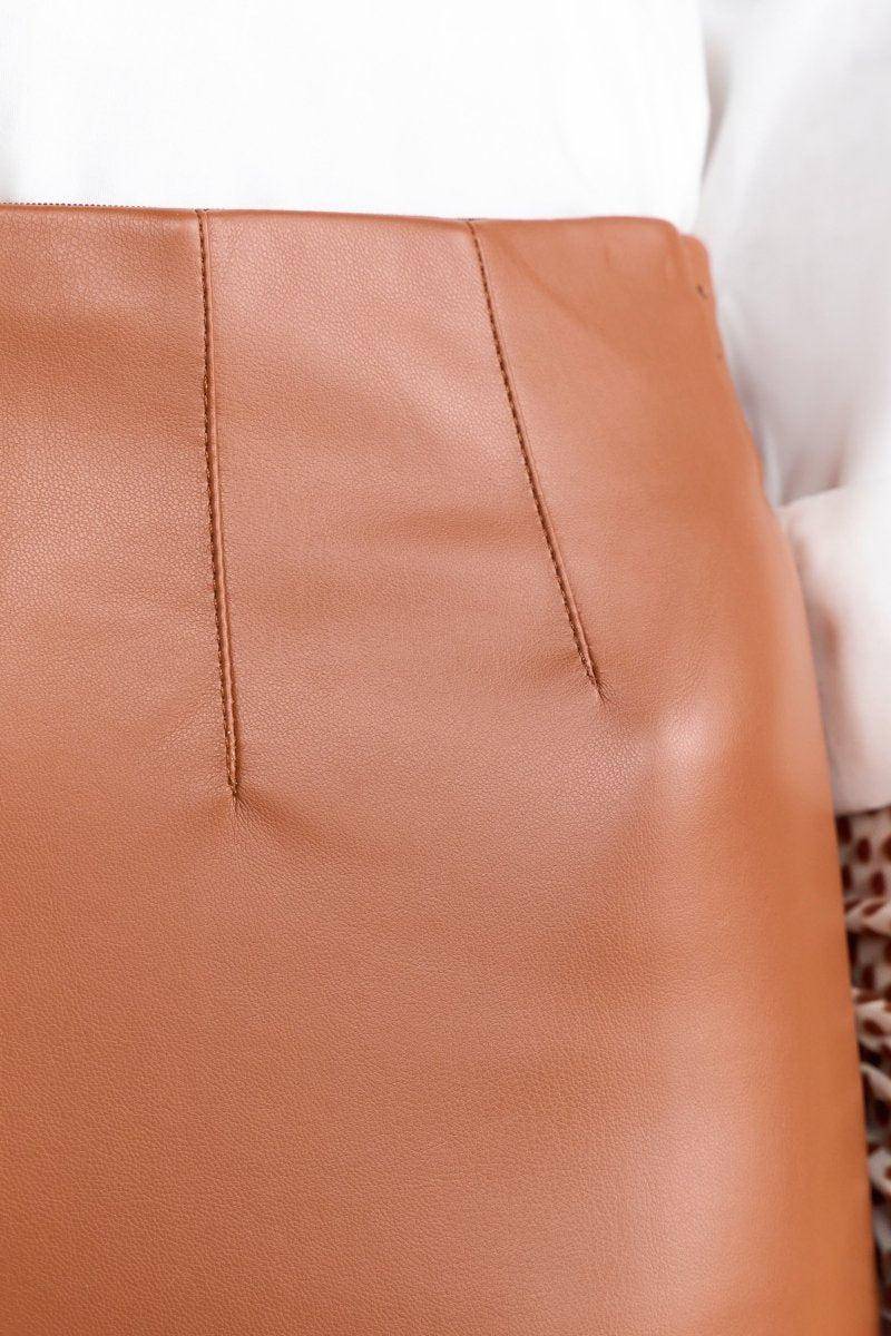 Eich & Royal Knöchellange Kunstleder-Leggings