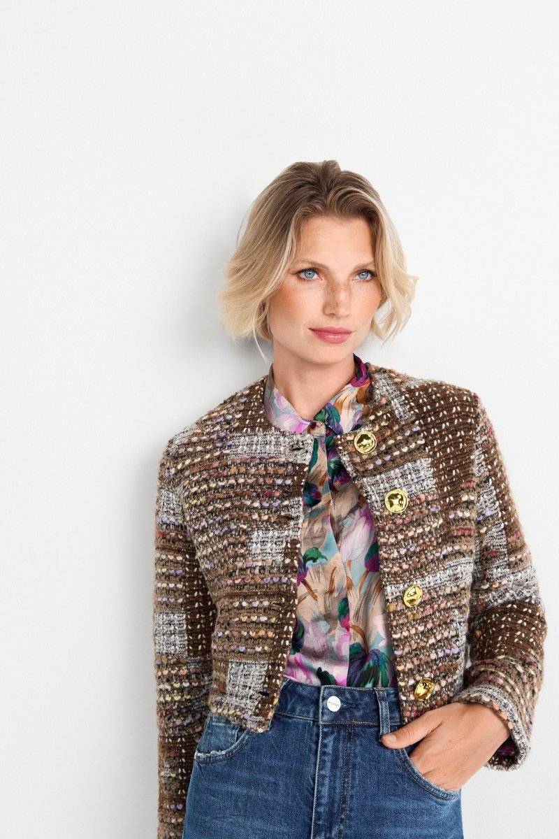 Eich & Royal Kurze Bouclé-Jacke