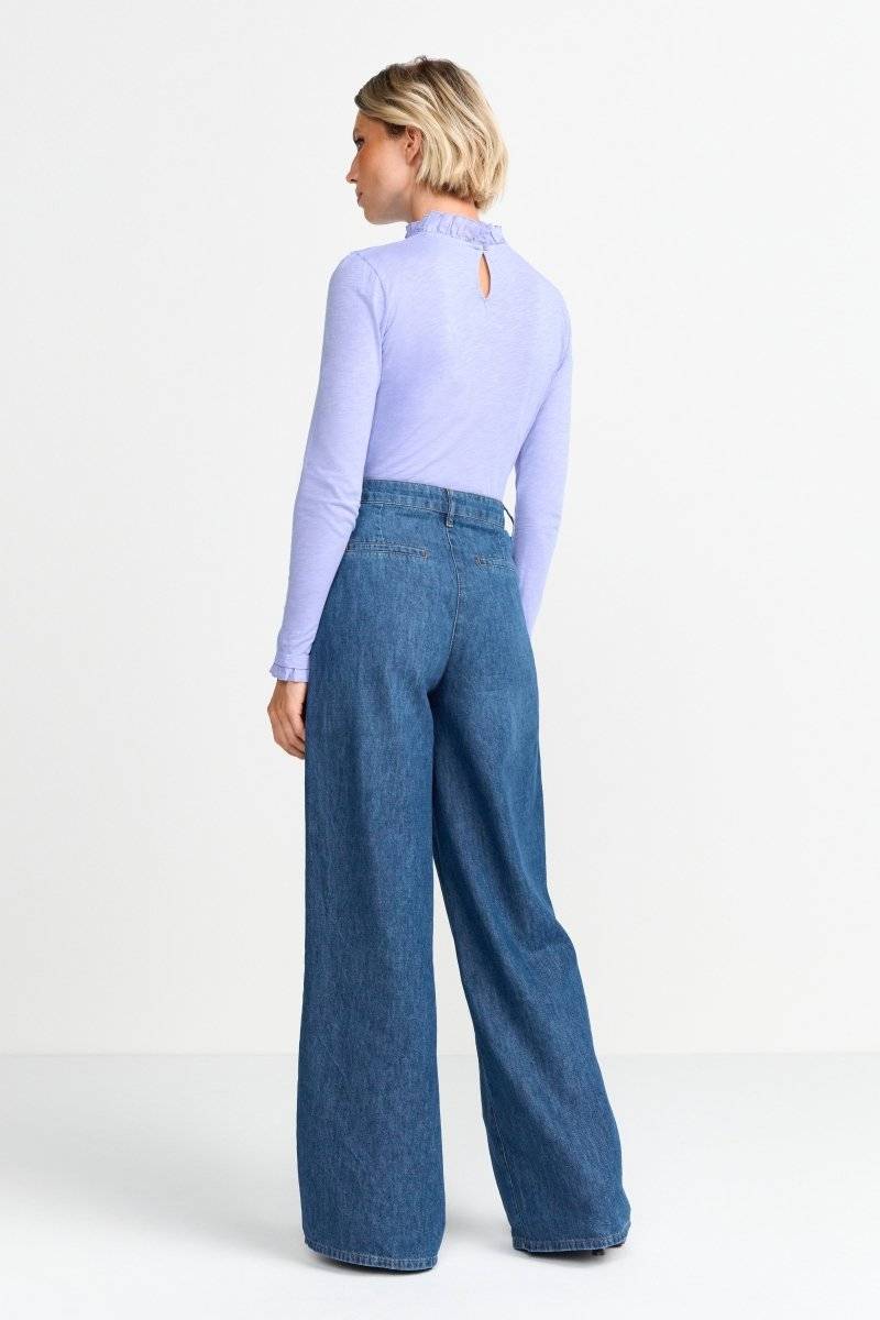 Eich & Royal Longsleeve Mit Frill-Kragen