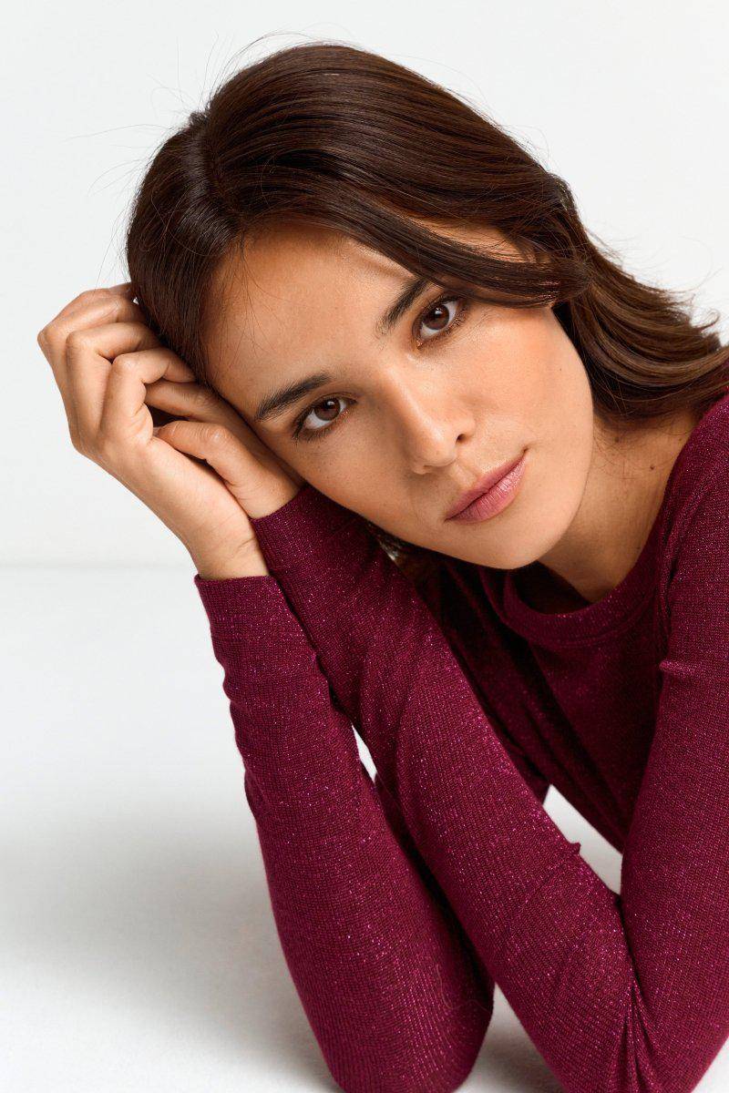 Eich & Royal Longsleeve Mit Glitzereffekt