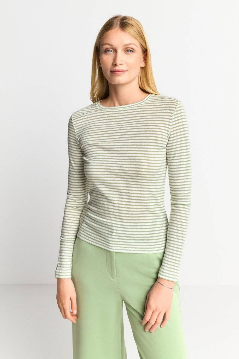 Eich & Royal Longsleeve mit Metallfäden