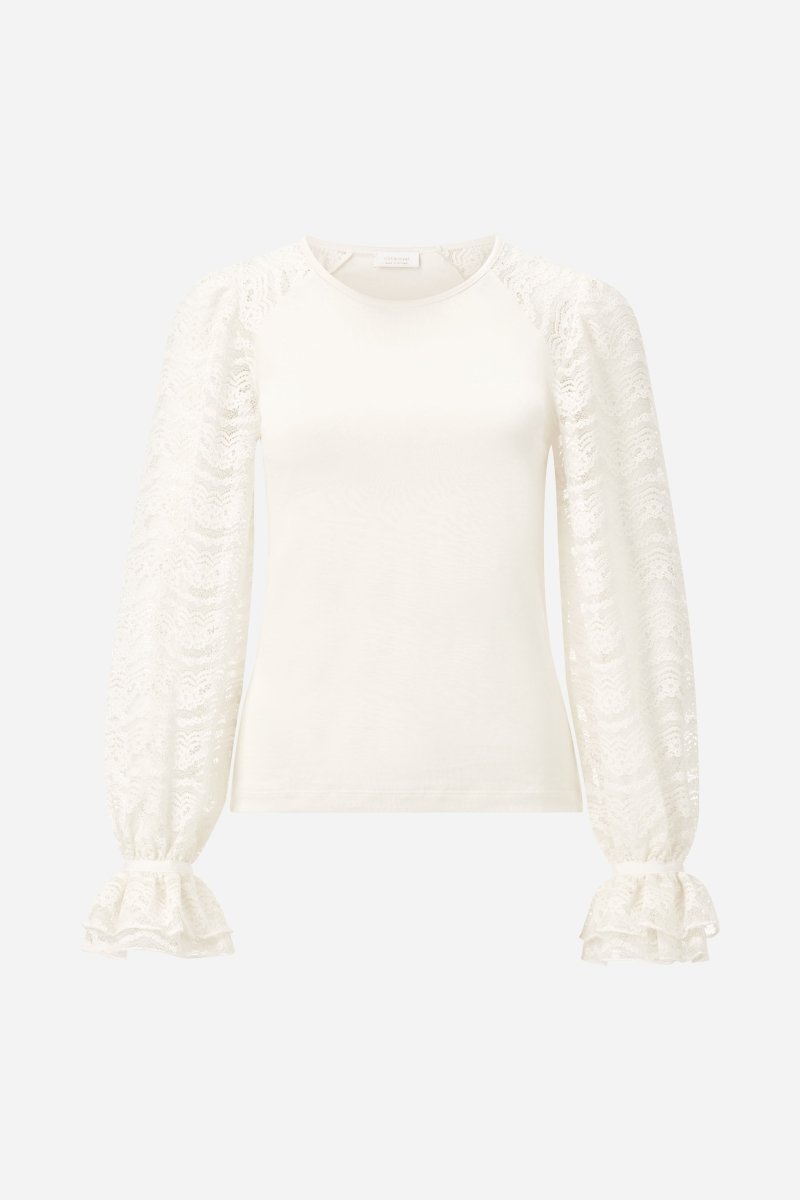 Eich & Royal Longsleeve Mit Spitzenärmeln