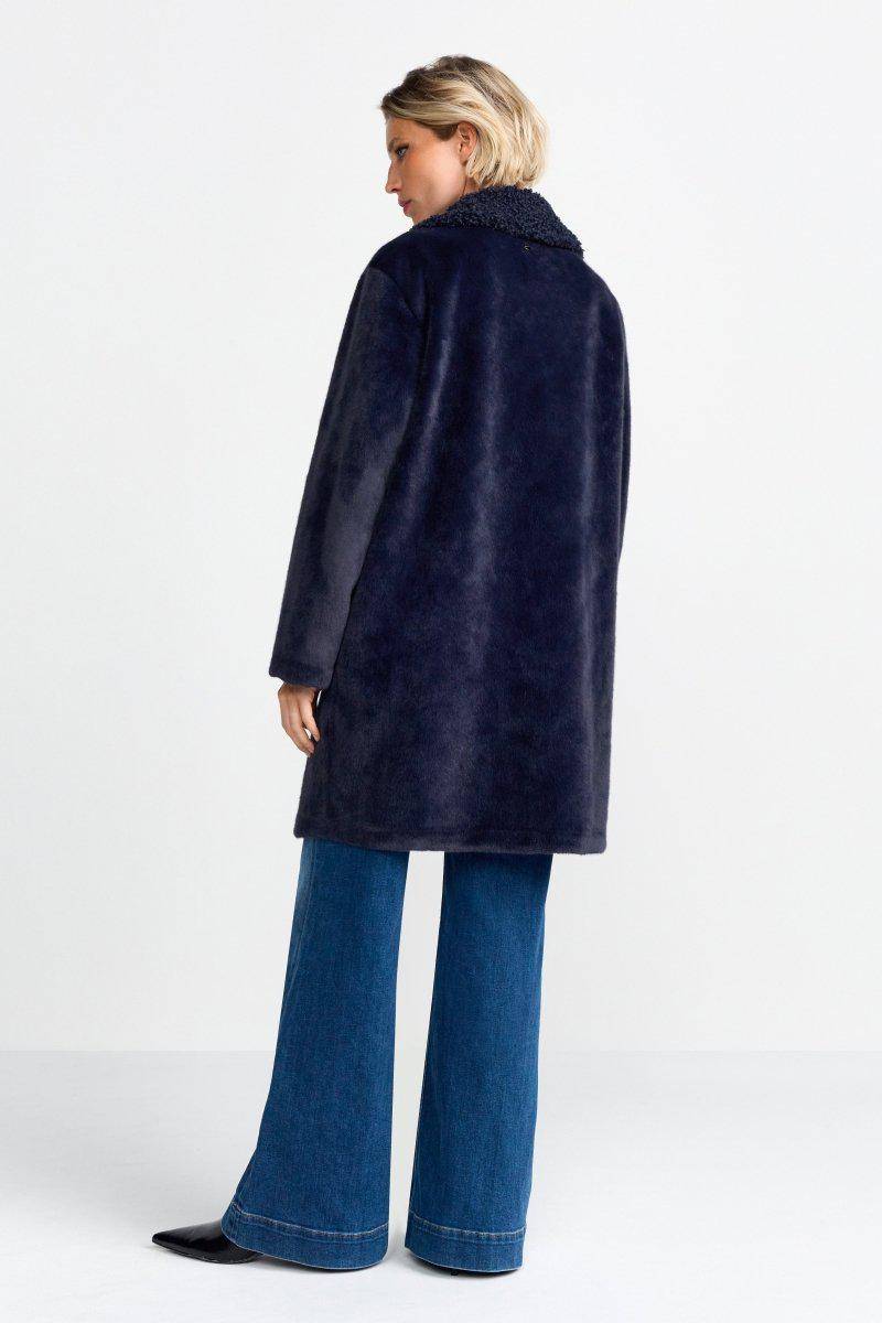 Eich & Royal Mantel Aus Weichem Fake Fur