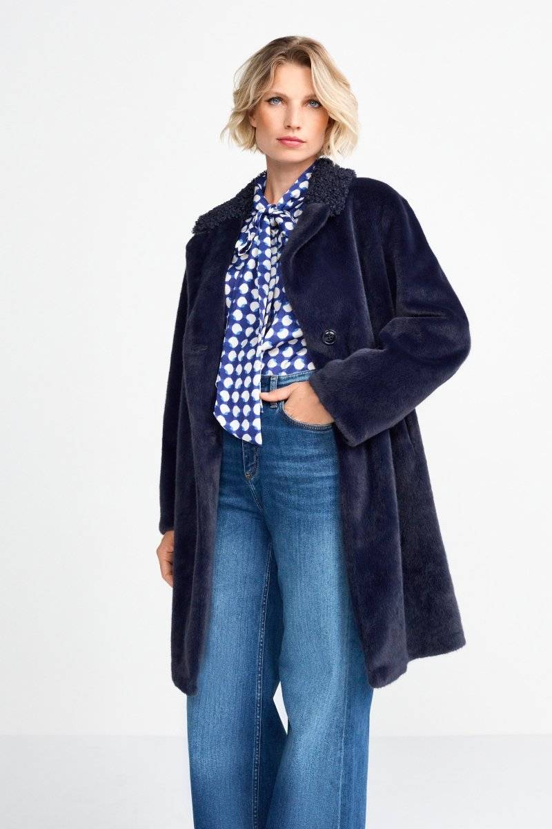 Eich & Royal Mantel Aus Weichem Fake Fur