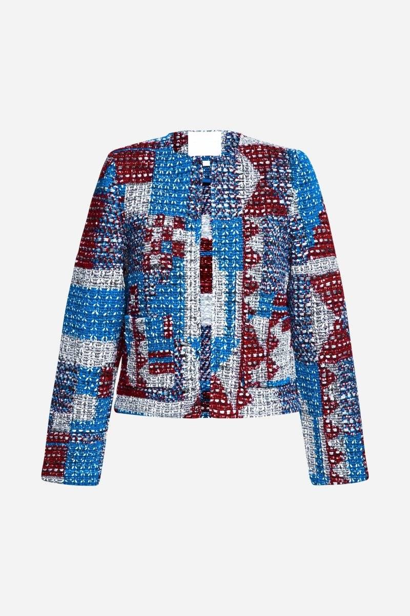 Eich & Royal Mehrfarbige Bouclé-Jacke