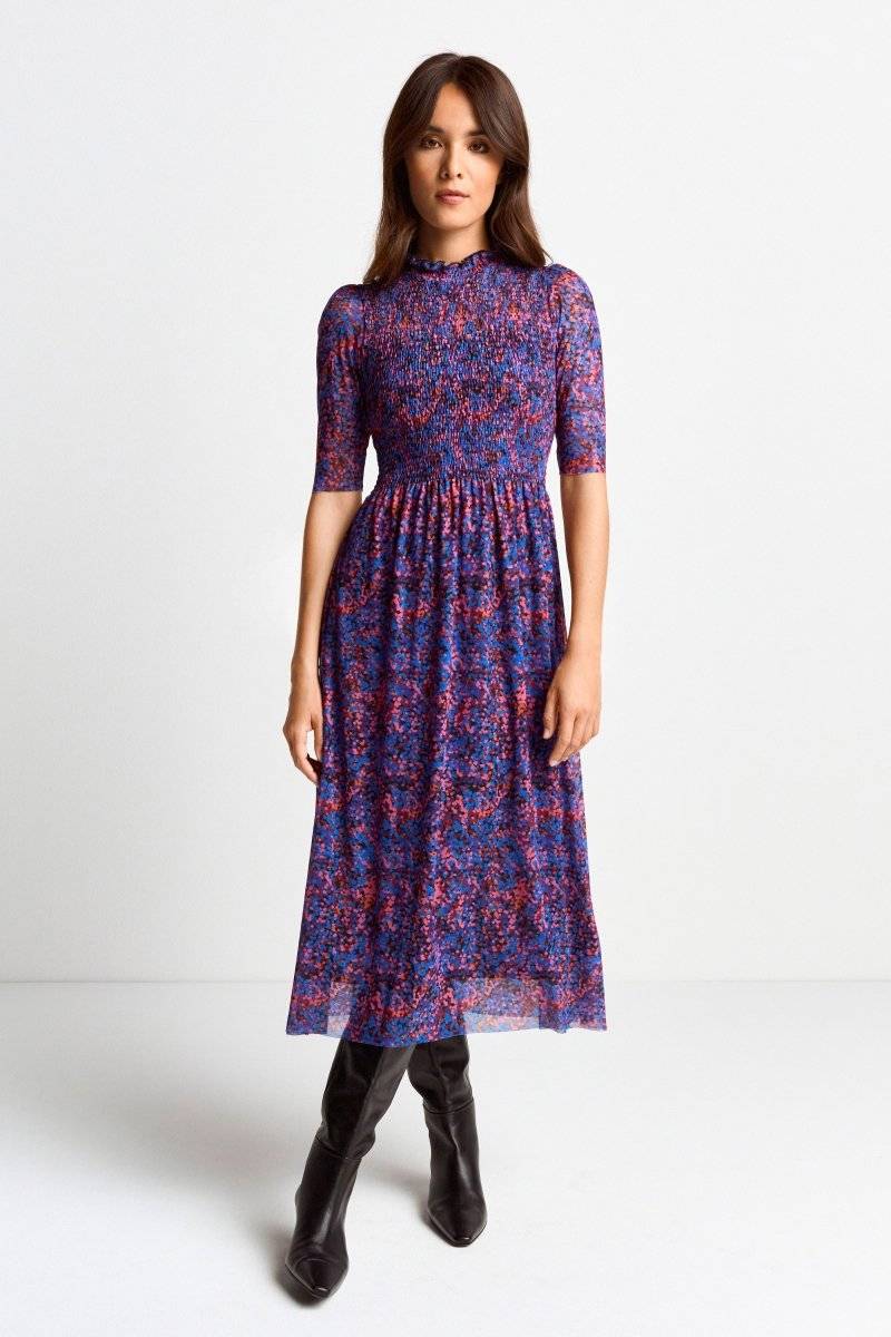 Eich & Royal Meshkleid Mit Rüschenkragen