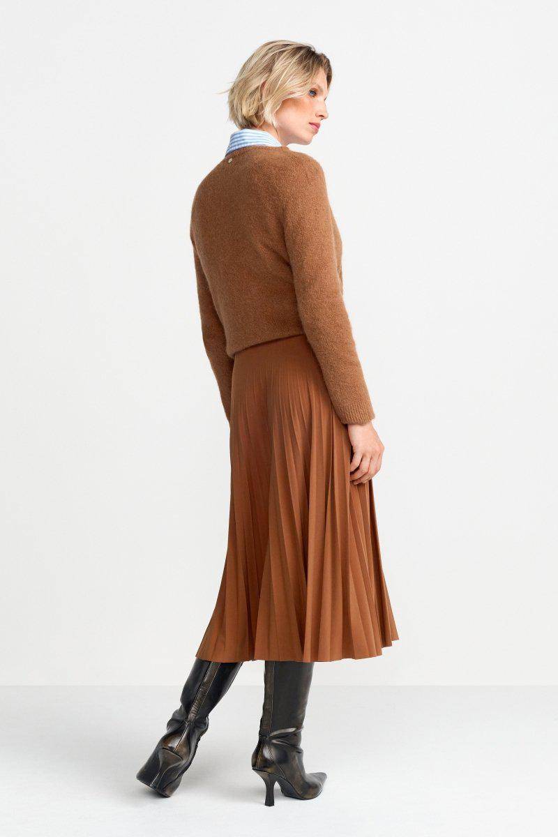 Eich & Royal Midi-Plisseerock