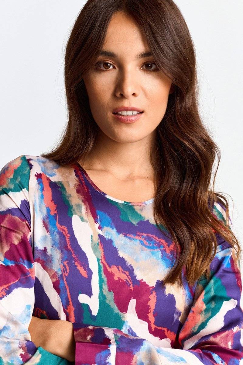 Eich & Royal Midikleid Mit Abstraktem Print