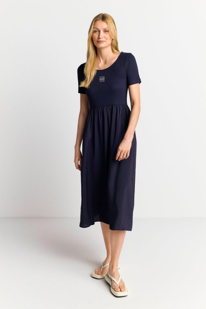 Eich & Royal Midikleid Mit Logostickerei
