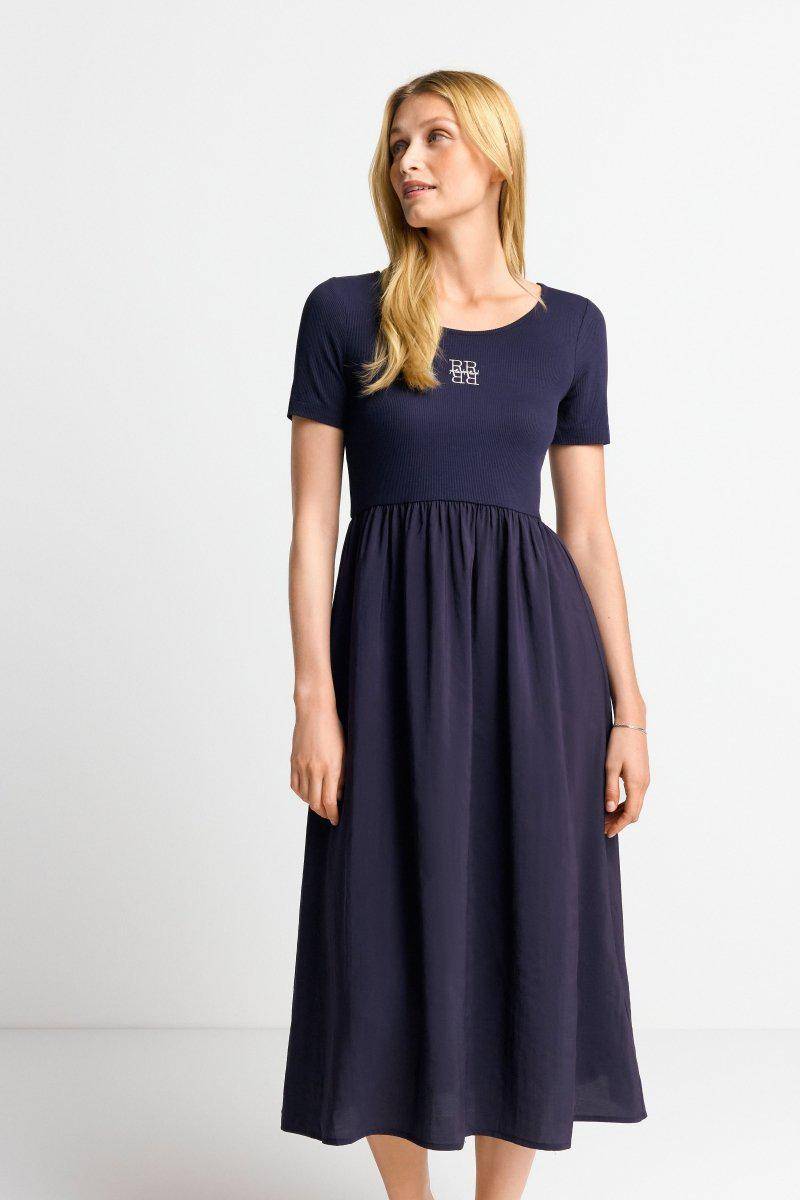 Eich & Royal Midikleid mit Logostickerei