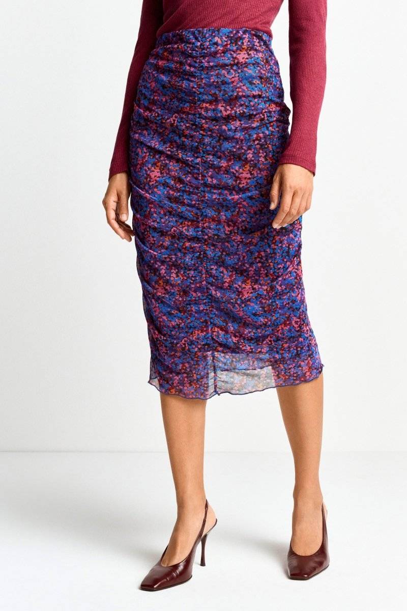 Eich & Royal Midirock Mit Floralem Allover-Print