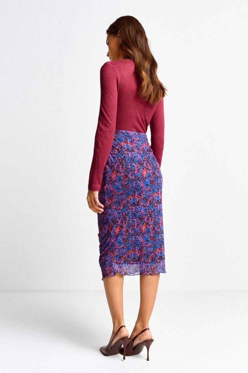 Eich & Royal Midirock Mit Floralem Allover-Print