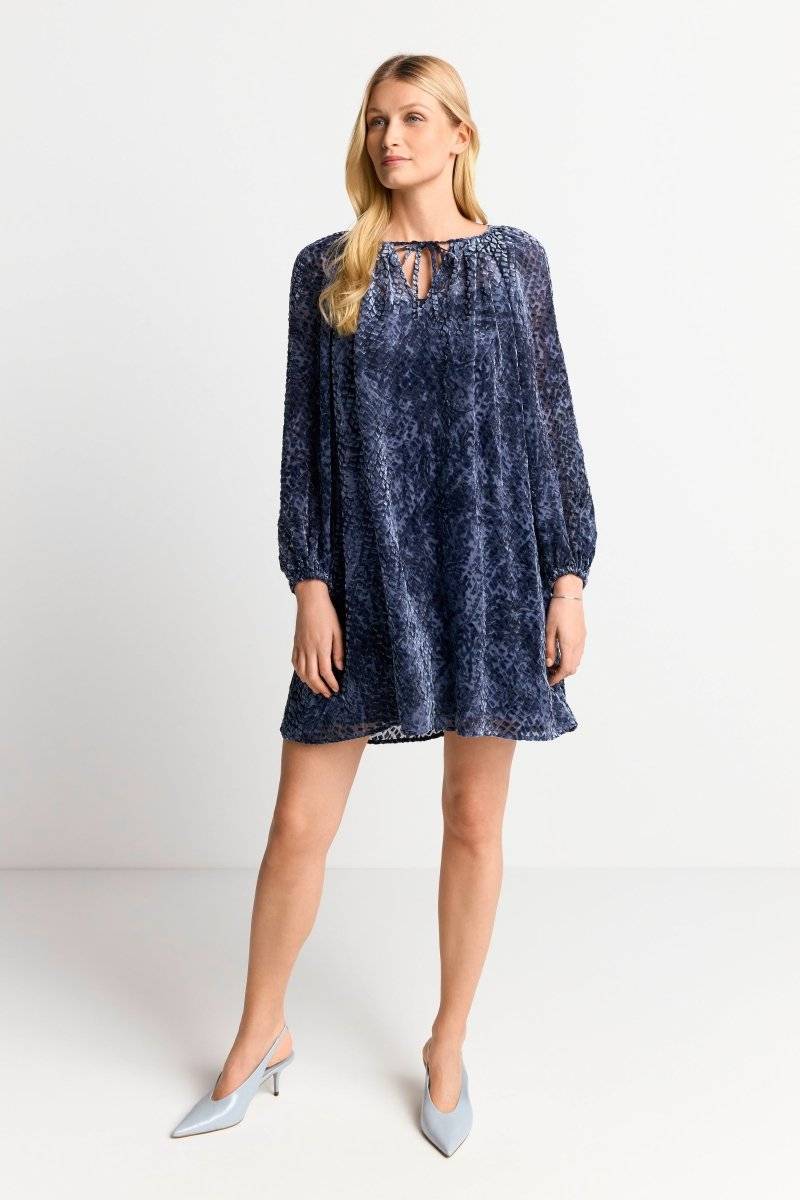 Eich & Royal Mini-Blusenkleid Aus Samt