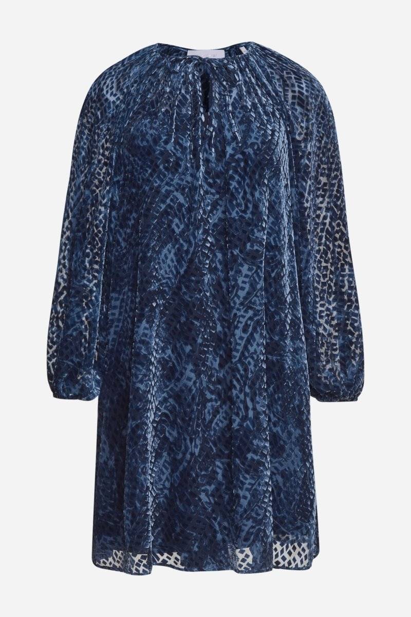 Eich & Royal Mini-Blusenkleid Aus Samt