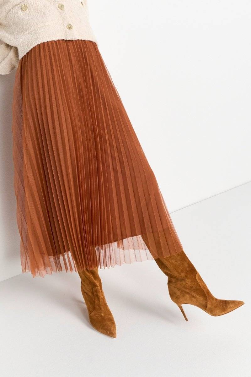 Eich & Royal Plisseerock In Midilänge