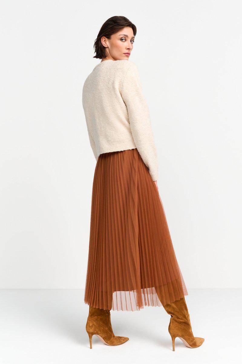 Eich & Royal Plisseerock In Midilänge