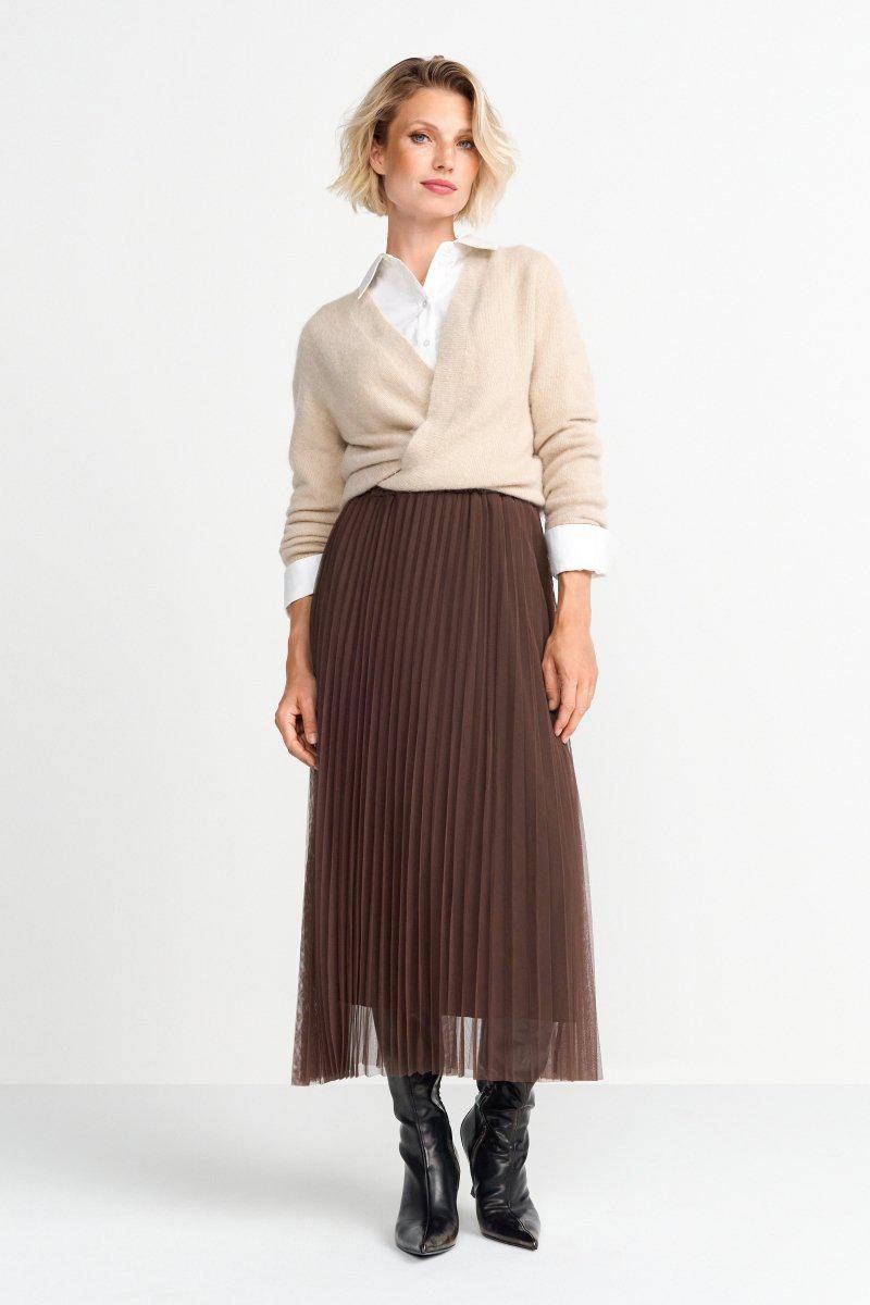 Eich & Royal Plisseerock In Midilänge