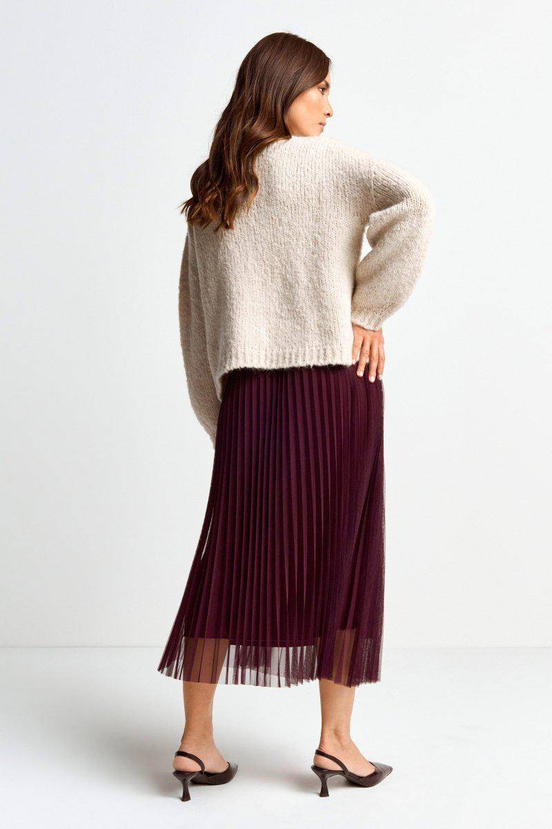 Eich & Royal Plisseerock In Midilänge