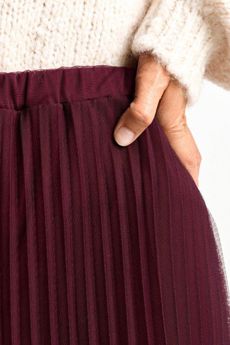 Eich & Royal Plisseerock In Midilänge