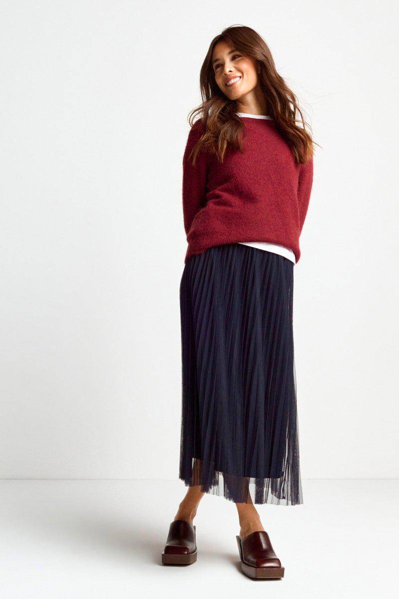 Eich & Royal Plisseerock In Midilänge