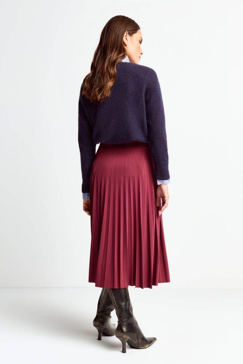 Eich & Royal Plisseerock Mit Elastischem Bund