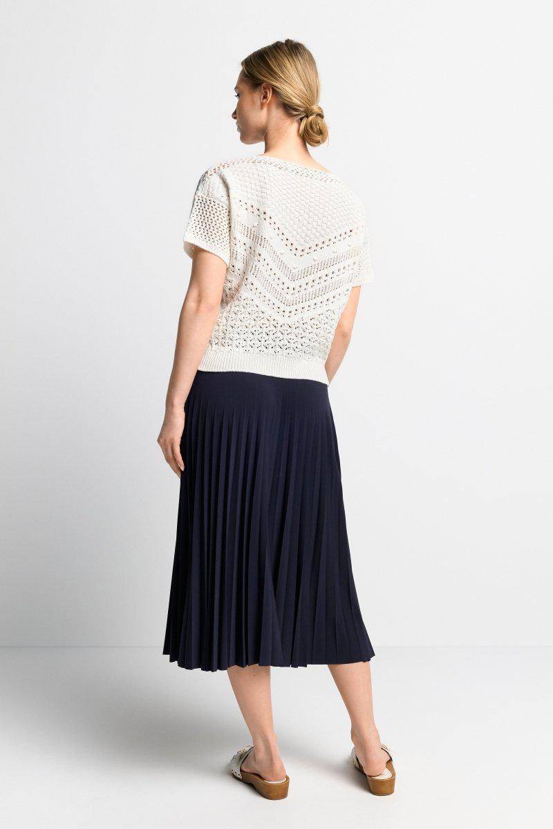 Eich & Royal Plisseerock Mit Elastischem Bund