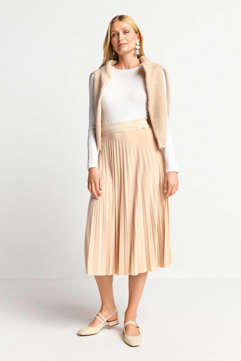 Eich & Royal Plisseerock Mit Elastischem Bund