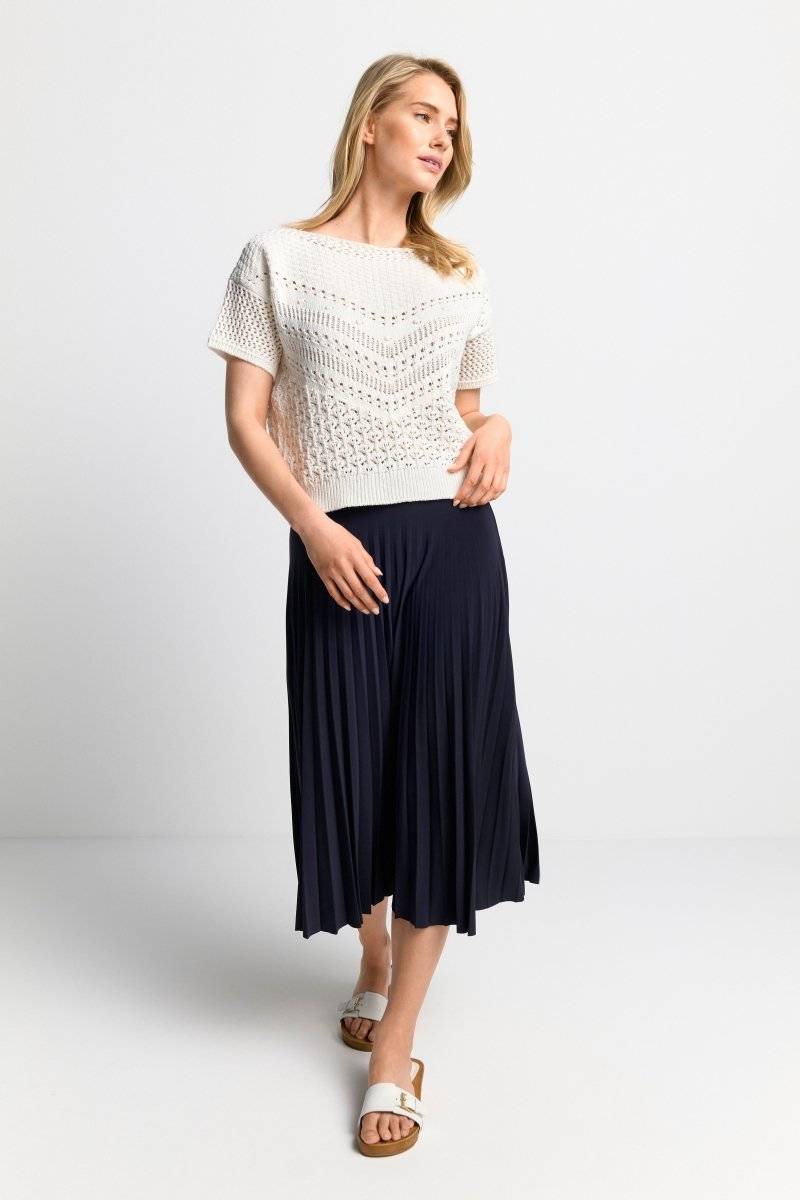 Eich & Royal Plisseerock mit elastischem Bund