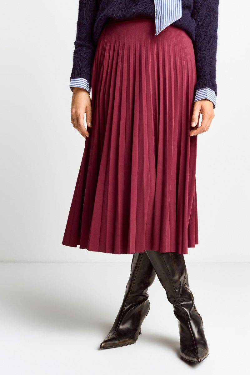 Eich & Royal Plisseerock Mit Elastischem Bund