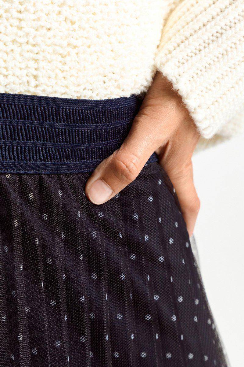 Eich & Royal Plisseerock Mit Pünktchenmuster