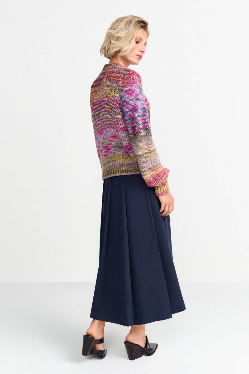 Eich & Royal Pullover Aus Buntem Melange-Strick