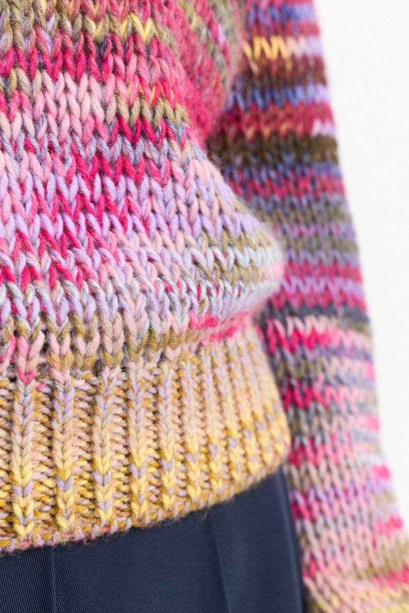 Eich & Royal Pullover Aus Buntem Melange-Strick