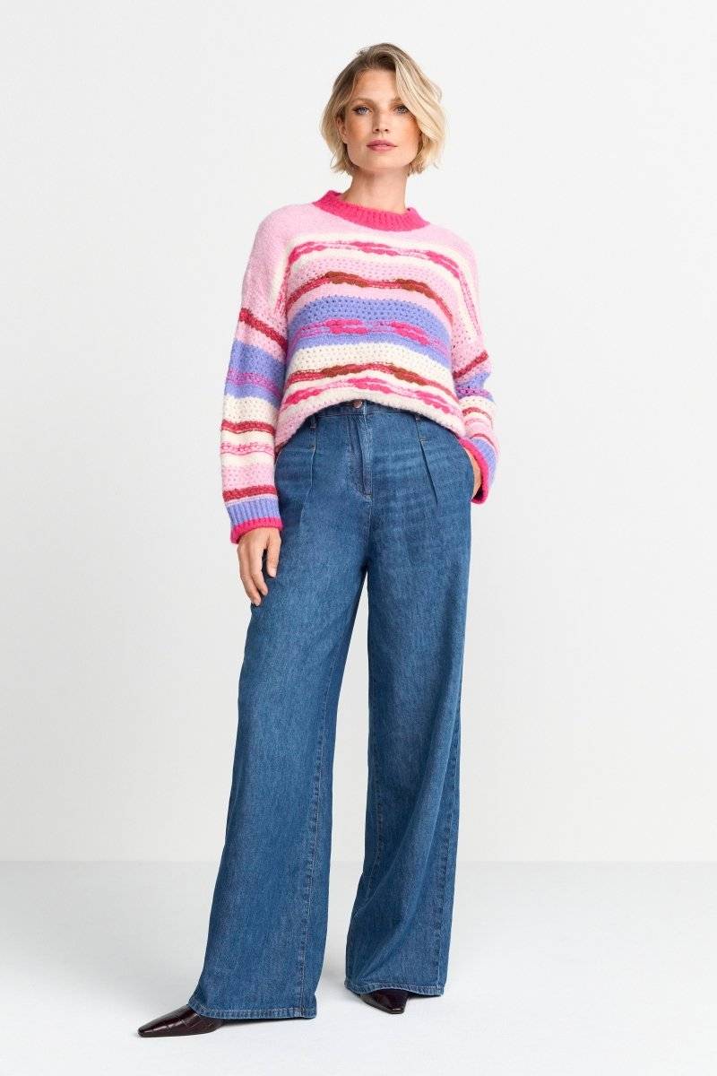 Eich & Royal Pullover In Colour-Blocking-Optik