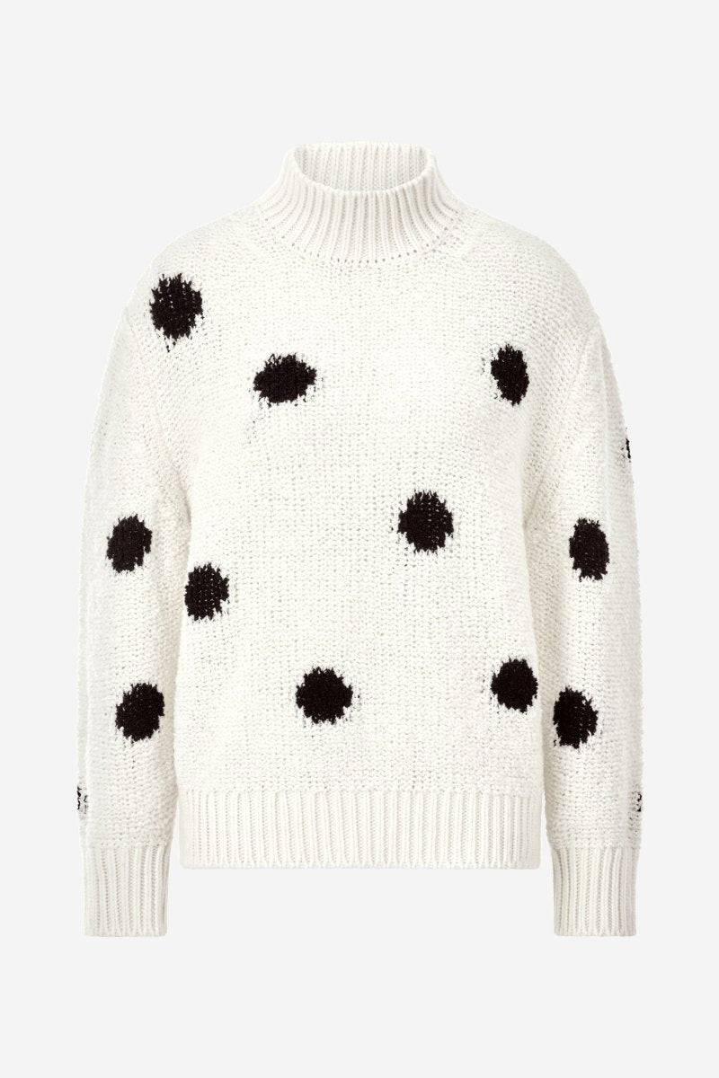 Eich & Royal Pullover Mit Blauen Polka Dots