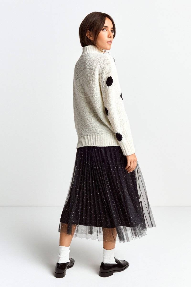 Eich & Royal Pullover Mit Blauen Polka Dots