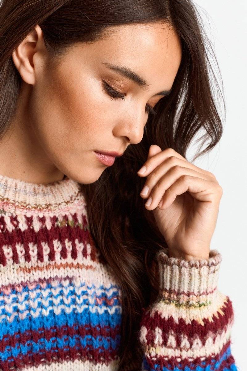 Eich & Royal Pullover Mit Bunten Streifen