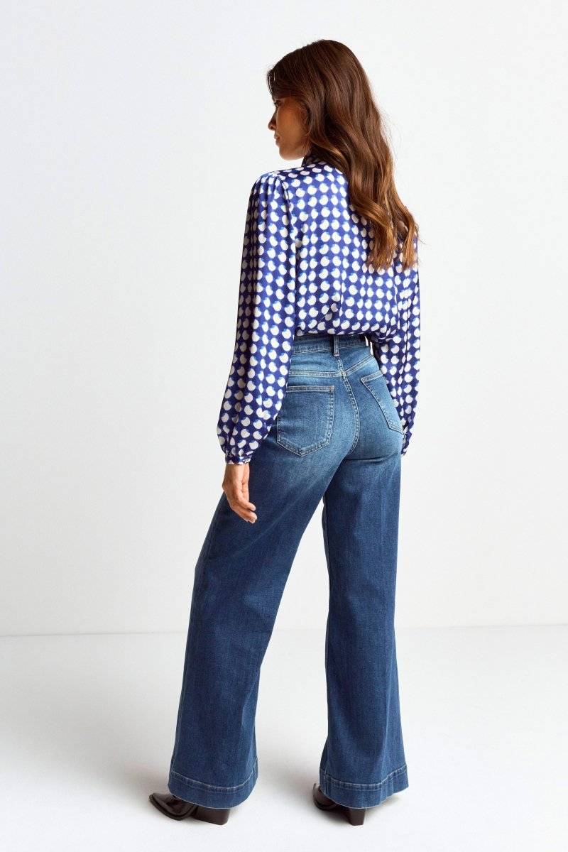 Eich & Royal Schluppenbluse Mit Frill-Kragen