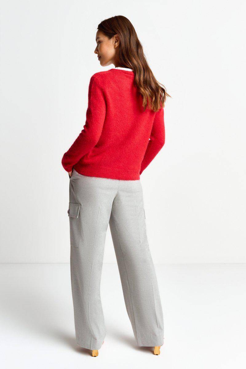 Eich & Royal Strickpullover Aus Weichem Materialmix