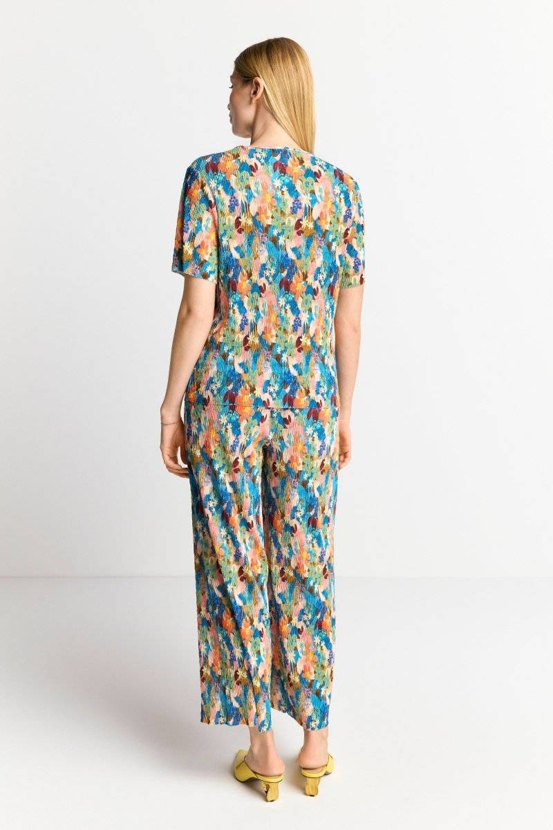 Eich & Royal T-Shirt In Crinkle-Optik