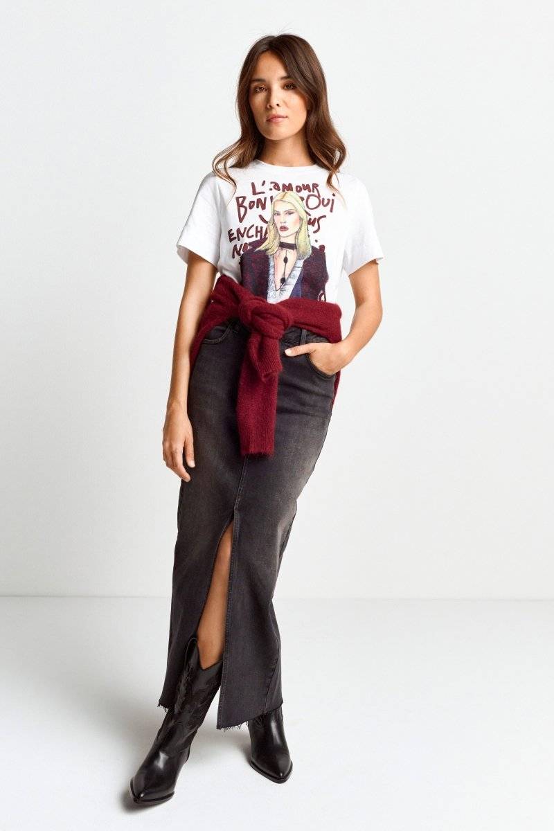 Eich & Royal T-Shirt Mit Fashion-Illustration
