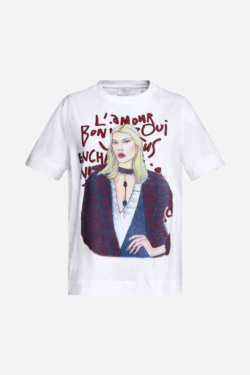 Eich & Royal T-Shirt Mit Fashion-Illustration