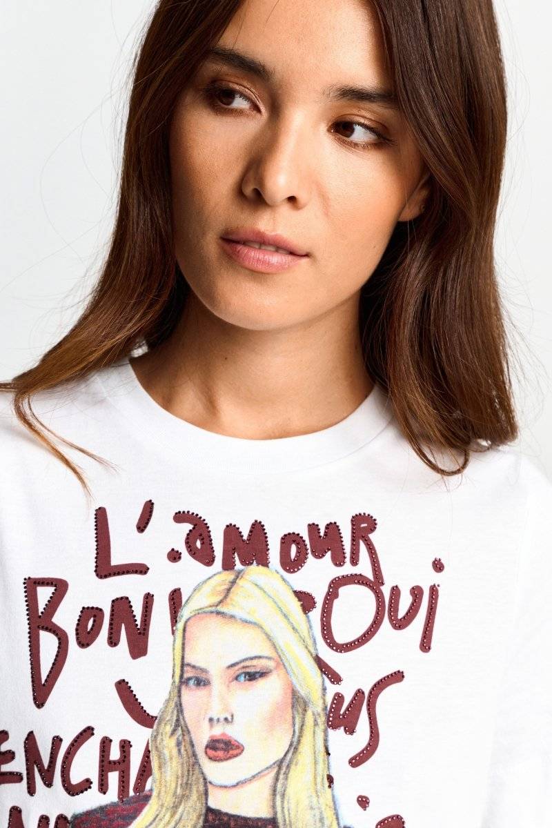 Eich & Royal T-Shirt Mit Fashion-Illustration