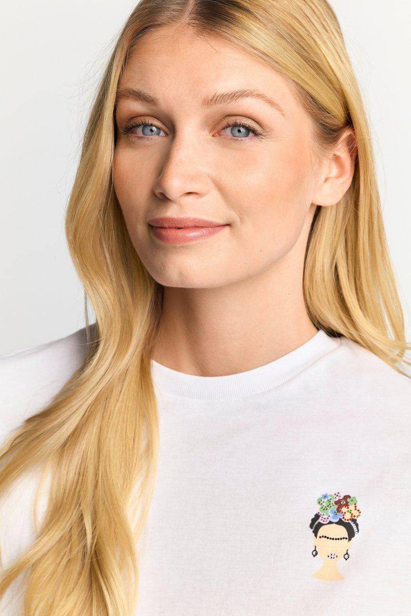 Eich & Royal T-Shirt Mit Frida Kahlo-Applikation