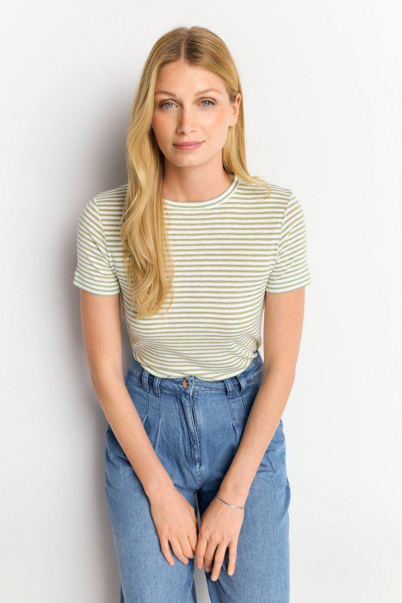 Eich & Royal T-Shirt mit Metallfäden