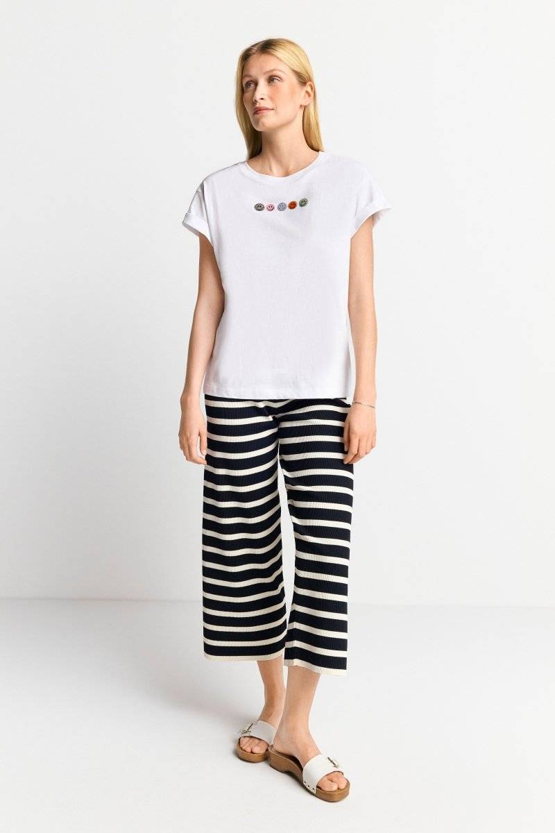 Eich & Royal T-Shirt Mit Strass-Applikationen