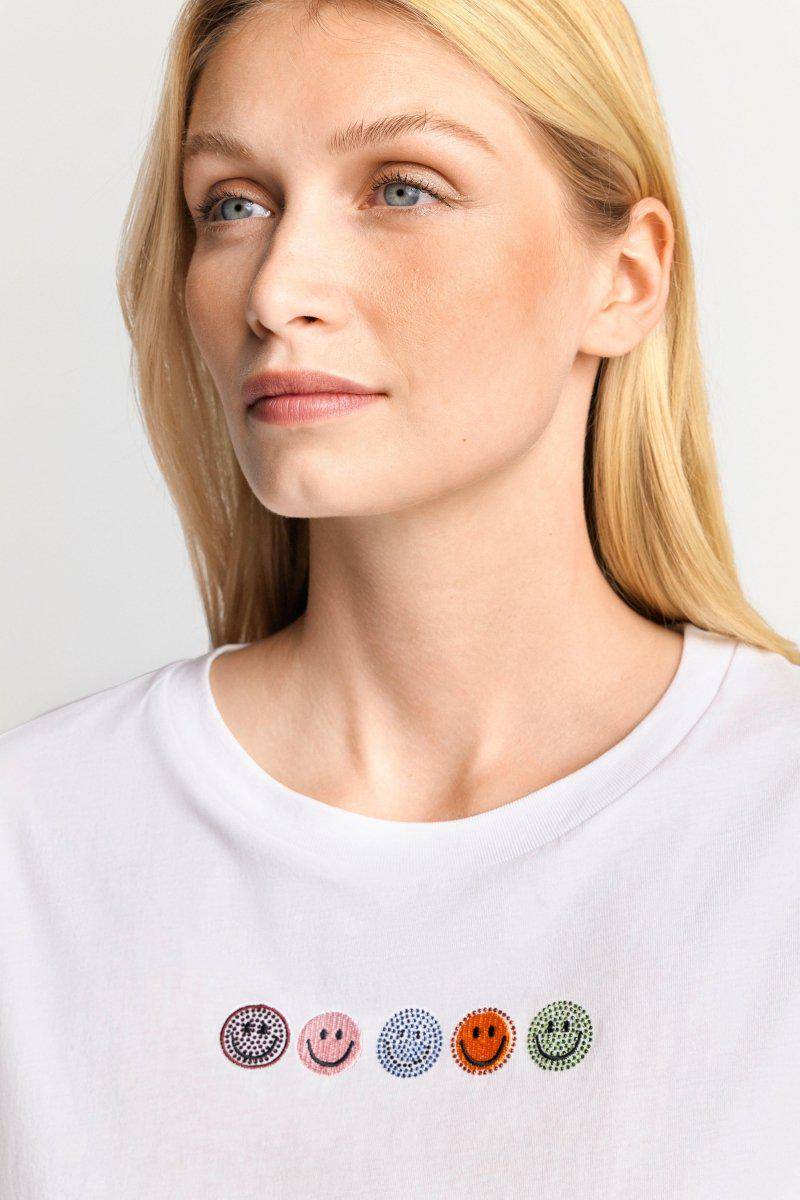 Eich & Royal T-Shirt Mit Strass-Applikationen