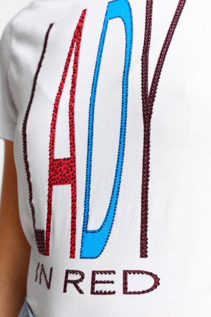 Eich & Royal T-Shirt Mit Strass-Schriftzug